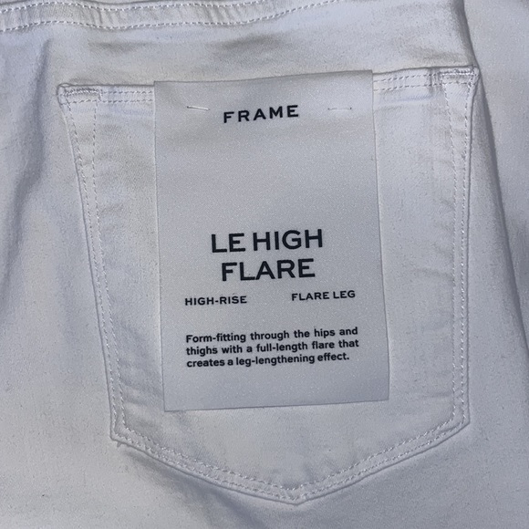 White Flare Jeans - Frame - Picture 4 of 6